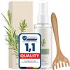 CharmChic 120ml Spray Di Siero Per La Crescita Dei Capelli, Rinforzante Capelli Al Rosmarino Con Pettine Massaggiante, Stimola Crescita, Riduce Caduta, Più Folti E Forti, Adatto A Uomini E Donne