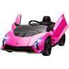 AIYAPLAY Macchina Elettrica per Bambini 3-5 Anni 12V Lamborghini Autentica, Nero