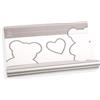 Baby Minder Materassino fasciatoio in pvc 2 lati, per il cambio del pannolino, universale, misura cm 49x81x10, made in italy, Italbaby matisse choco