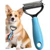 Generico Pet Grooming Rake - Rastrello per Toelettatura Animali | Pettine Districante | Spazzola Perr Pulizia E Cura del Pelo | Articoli per Cani E Gatti, Tosatore Scioglinodi Doppia Faccia