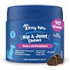 Zesty Paws Hip & Joint per Cani Anziani - Supporto Mobilità, Flessibilità, Articolazioni Rigide e Movimento Quotidiano - con Glucosamina e Cozza Verde - 90 Bocconcini