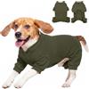 Hjumarayan Body leggero per cani, pigiama sottile per cani, tuta intima per casa, tuta estiva per cani, tuta estiva traspirante per cani, protezione in pelliccia per dormire e da casa, verde militare, XXL