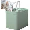Fukamou Distributore di acqua per animali domestici,Fontana d'acqua silenziosa per gatti domestici |Fontanella per gatti Fontana per animali domestici da 1,5 litri, fontana automatica per gatti, uccelli, can