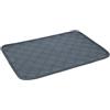 Kerbl Pet Tappetino per urina, per Animali Domestici con incontinenza, Assorbente, Lavabile in Lavatrice, Antiscivolo, per scatole da Trasporto e cucce per Cani, Grigio, 60 x 45 cm