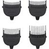 ZATEIRL Set di pettini di ricambio compatibili con Remington Shortcut HC4240, HC4250, HC4300 - Accessori per tagliacapelli professionali per tagli di capelli precisi (1/16, 1/8, 1/4, 1/2) - 4 pezzi