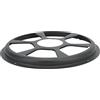 BONKZEBU Copertura per Altoparlante Audio per Auto Protezione Durevole Rivestimento per Altoparlante per Porta Sub Woofer Griglia Nera per Aggiornamento Interno Auto (10 pollici)
