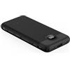 TELE System Power Bank 10000mAh TSPB010, Caricatore Portatile Fast Charge 3 Dispositivi, 2 USB-C + USB-A + Micro USB, LED Display, Compatto per iPhone, Android, Viaggi e Uso Quotidiano
