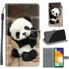 KENHONER Custodia per Samsung Galaxy A13 4G/5G/A04S, Panda | Portafoglio Pelle PU, Magnetica, Resistente Agli Urti, Scomparto Carte Credito, Pieghevole, Flip Libro, Motivo