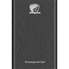TechStyleuk Hard disk esterno portatile sottile, da USB 3.0 a tipo C, ad alta velocità, compatibile con Windows, Mac, laptop, PC, desktop, PS4, Xbox, backup per dati, film, giochi e foto, colore nero, 500 GB