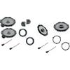 Superauto hi-fi Kit 6 Casse LINEA UNO Compatibile con Fiat Panda dal 2003 al 2012 169 seconda serie Con Adattatori E Supporti tweeter e Altoparlanti Hertz ANTERIORE e POSTERIORE