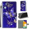 KENHONER Custodia per Samsung Galaxy A13 4G/5G/A04S, Farfalla | Portafoglio Pelle PU, Magnetica, Resistente Agli Urti, Scomparto Carte Credito, Pieghevole, Flip Libro, Motivo