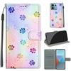 KENHONER Custodia per Xiaomi Redmi Note 13 Pro 5G, impronta | Portafoglio Pelle PU, Magnetica, Resistente Agli Urti, Scomparto Carte Credito, Pieghevole, Flip Libro, Motivo