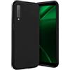 OneFlow Cover Flessibile SlimShield PRO Compatibile con Samsung Galaxy A7 (2018) | Silicone e TPU, Nero