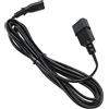 Greensen Cavo di Alimentazione IEC320 C14 a C7, Cavo IEC320 C14 Maschio a C7 Femmina IEC320 C14 a IEC320 C7 10A 250V 2500W / con Ritardante di Fiamma PVC per Adattatori Laptop Monitor