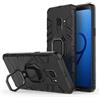 MaiJin LuluMain Compatibile con Galaxy S9 Cover, Custodia Armor Anello Cavalletto (Funziona con Il Supporto Magnetico per Auto) Case Paraurti per Samsung Galaxy S9 (Nero)