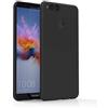 COPHONE® - Cover Nera Compatibile con Honor 7X, in Gel TPU Silicone Morbido Ultra Sottile con Antiurto, Compatibile con Honor 7S