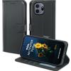 Pollachi Cover per TCL NxtPaper 70 Pro Custodia[3 Scomparti] Protettiva in Pelle Similpelle Cover Pieghevole con Portafoglio Porta Carte-Nero