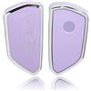 OFFCURVE Porta Chiavi Guscio Chiave Smart, Copri Chiave Cover Chiave TPU Custodia Protettiva Chiave Auto 3 Tasti per VW Volkswagen Golf 8 Seat Leon Tarraco Ateca Octavia Cupra Formentor Born