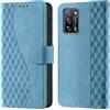 CaseGla Cover per Oppo A56 / A55 5G custodia portafoglio Blu | Blocco RFID, 3 scomparti carte, 1 tasca banconote, Chiusura magnetica, Supporto, Pelle PU flip cover per Oppo A16 4G