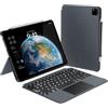 Macally Custodia per iPad Pro 13 pollici 2024 con tastiera (M4, Gen 7) - Tastiera retroilluminata staccabile con trackpad, supporto multi-view, supporto per Apple Pencil - Custodia compatibile con