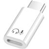 QIQIAZI Adattatore audio da Lightning a USB C per cuffie, supporta musica e controllo linea, compatibile con iPhone 17/16/15 serie, iPad e dispositivi USB-C, adattatore da Lightning a tipo C di alta qualità