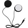 NEIQIUWING Cuffie per moto, microfono con cavo per casco, sistema intercom per CVC, cancellazione del rumore, vivavoce, accessori per ciclomotori, nero, 1 m (A)