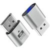 Duttek Spina fittizia Displayport 4K, emulatore di display virtuale DP con indicatore luminoso, adattatore display senza testa per Windows, Mac OSX Linux, supporta fino a 4k a 60Hz (confezione da 2