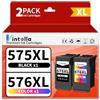 Vintella PG-575XL CL-576XL Cartucce d'inchiostro Sostituzione per Canon 575 576 XL Canon 575XL 576XL per Canon TS3550i TS3551i TS3750i TR4750i TR4751i TR4755i TR4756i (1 Nero, 1Tri-Colore)