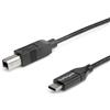 StarTech Cavo USB-B a USB-C da 2m Dati USB 2.0 (USB2CB2M) | Trasferimento Dati Affidabile, Compatibile Stampanti e Hard Disk, Connettore Reversibile
