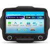 XTRONS Autoradio GPS per Jeep Renegade, Android 14, Wi-Fi, 4G, CarPlay, Android Auto, 8GB+128GB, Nero, Modello IMH94RGJL