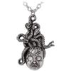 Alchemy Gothic Curse of The Undoll Donna Collana Nero/Argento Peltro