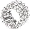 SOIMISS Anello Elastico Donna Convertibile in Bracciale Argento 1 Pezzo