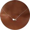 TINGN Collana in oro a forma di cuore con lettere, per donne e ragazze, placcata oro 14 carati, ciondolo a forma di cuore, gioiello personalizzato, regalo di compleanno per bambini, donne, adolescenti