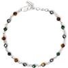 Mabina Gioielli - Bracciale Uomo - Bracciale uomo con malachite e pietre - 533856