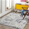 Livabliss Sarah Astratto Rectangle Tappeto | Carbone, Grigio, Bianco sporco | 200x275cm | Soggiorno e Sala da Pranzo | Tessuto a Macchina Polipropilene