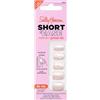 Sally Hansen Perfect Press-On Short'Ease Unghie Finte Petite Pearlflection | Unghie finte press-on con Vitamina E e B5, look naturale, non danneggiano le unghie, formato corto e molto corto, set da 30