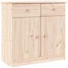 Generico Credenza Alta 77x35x73 cm in Legno Massello di Pino