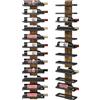IBUYKE Portabottiglie da Parete 12 Bottiglie,Cantina Legno,Marrone TMJ913H