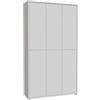 Forte Alice Springs 100 110 - Scarpiera moderna con 6 ante e 15 ripiani, in legno, 109,2 cm di larghezza x 191,9 cm di altezza x 34,9 cm di profondità
