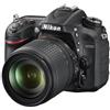 NIKON - D7200 Nero Kit 18-105mm F / 3.5-5.6 G ED VR Sensore CMOS 24Mpx Display 3'' Filmati Full HD Stabilizzato Wi-Fi / NFC - SPEDIZIONE GRATUITA