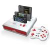Geek Theory Retro-Bit Super Retro Trio HD Plus 720P 3 in 1 Console System (2018) Bundle con 1 anno di garanzia da Geek Theory - per NES, SNES e Sega Genesis Original Game Cartridges - rosso/bianco