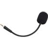 BONKZEBU Microfono da Gioco Placcato in Oro di Ricambio con Braccio Flessibile per Cuffie da Gioco Barracuda X, Plug and Play Migliore Comunicazione, Cappuccio in Spugna, USA