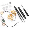 BONKZEBU Kit Levette D-pad Luminose a 6 Colori con Pulsanti LED per il Controllo delle Vibrazioni del Controller Compatibile con il Controller Materiale per PCB