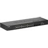 D-Link DGS-1530-28/E switch di rete Gestito L2 Gigabit Ethernet (10/100/1000) Nero [DGS-1530-28/E]