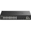 D-Link DGS-1530-20/E switch di rete Gestito L2 Gigabit Ethernet (10/100/1000) Nero [DGS-1530-20/E]