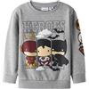 NAME IT Nmmosmus Batman Nreg Sweat Bru Wab, Grigio, 110