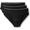 CALIDA Pure & Style-Slip da Donna, Confezione da 3 Mutande da Uomo, Nero, 50