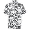 JACK&JONES JUNIOR Jorjoshua Aruba Shirt SS Jnr Camicia a Maniche Corte, Cloud Dancer/AOP: Astratto, 164 Bambini e Ragazzi
