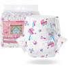 CutiePlusU Pannolini per adulti - 10 pezzi, Slip incontinenza monouso con alette per donne e uomini, massima assorbenza notturna - Baby Dream(M 71-96CM)