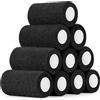 SEADESKY Banda Venda Cinta 10cm Venda Autoadhesiva Para Perros Caballo Venda Cohesiva Bendaje Adhesiva Deportiva Tape Crossfit Pet Vet Wrap Vendaje Autoadhesivo (Nero)